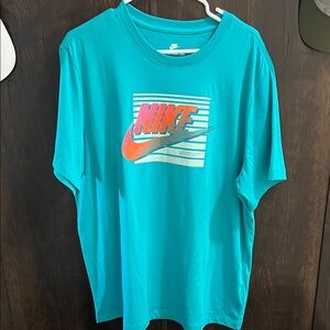 Nike Teal Graphic Tee wiz XL